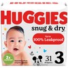 Huggies Snug & Dry Baby Diapers, Size 3 (16-28 lbs),
