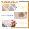 Eidoct 4 Pack Snack Boxes, Reusable Bento Lunch Boxes with