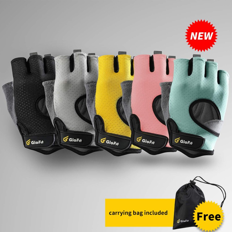 LIFECT Freedom Workout Gloves, Knuckle Weight Lifting Shorty Fingerless Gloves