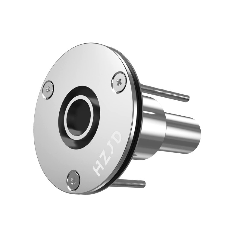 HZJD Thru Hull Exhaust Skin, 24mm Stainless Steel 316, for
