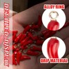 30 Pieces Chilli Pepper Pendants, Red Chilli Pepper Pendants, Jewelry