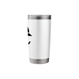 Funny Angry Marshmallow Face with a Baseball Cap Stainless Steel Insulated Tumbler
