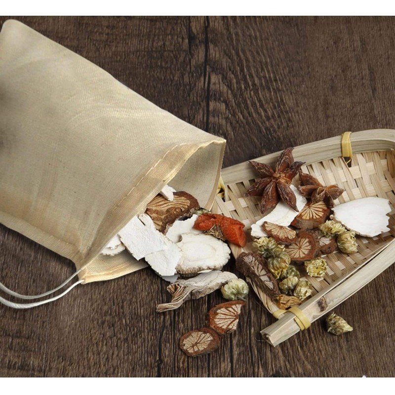 LUCKYBEE Tea Bags Disposable Empty Bags Fabric Filter with Tea