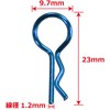 Colorful Body Clip Medium (5 pcs) [Eagle Model] [#1127M-U] (LBL)