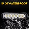 Unbranded 2pcs 6Inch LED Work Light Bar Flood Beam Reverse