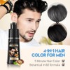 Black 5-Minute Mixing Beard Grooming Kit - Grey Reducing, 4-in-1