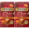 Twinings Pumpkin Spice Chai Tea, Caffeinated Black Tea Naturally Flavored