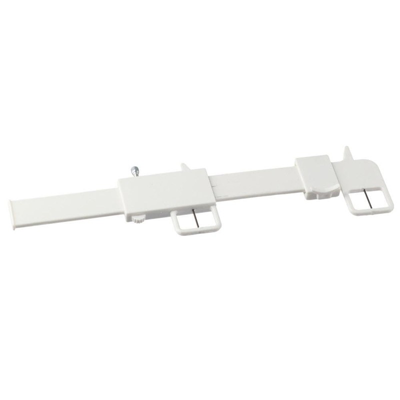 SHUATI Eye Ophthalmic Tool White Convenient Plastic Pupil Distance Meter