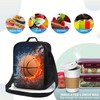 PAUSEBOLL Basketball Lunch Box for Boys Insulated Durable Lunch Box