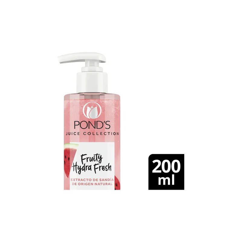 Pond's Gel Limpiador Facial Fruity Hydra Fresh Sandía 200 Ml