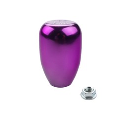 DEWHEL 5 Speed Manual Gearbox Shift Knob M12x1.25 Screw On Aluminum Purple