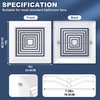 Kedoxi Bathroom Exhaust Fan Cover 9 X9 Inch, Replacement Bathroom