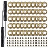 Ohiyoo 50 Set DIY Bottle Opener Inserts - Stainless Steel