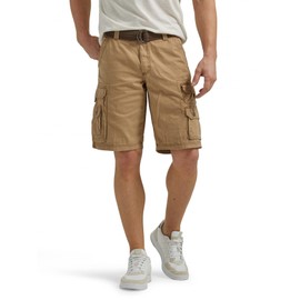 Lee Men's Big & Tall Dungarees Belted Wyoming Cargo Short, Bronze, 50