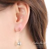 Barzaz Women's Resin Earrings, Metal Allergy, Swinging, Resin
