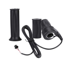Chazcool Ebike Throttle, 1 Pair 3 Wires Universal E-bike Twist Throttle Handle for 22.5mm Handlebar with Cable for Electric Bike