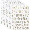 552 Pcs 8 Sheets Vinyl Letters Numbers Stickers Kit Christmas