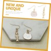 Beavorty 1 Pair Asymmetrical Cat Fish Bone Drop Earrings for