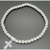 Ice Cross Pendant Baseball Necklace for Men Women - Rhinestone
