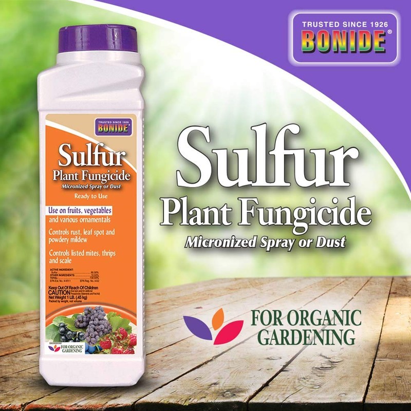 Bonide (BND141) - Sulfur Plant Fungicide, Organically Controls Rust, Leaf