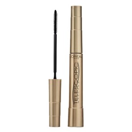 LOréal Paris - Máscara alargadora original telescópica Makeup, color negro y marrón, 0.27 onzas líquidas                                              