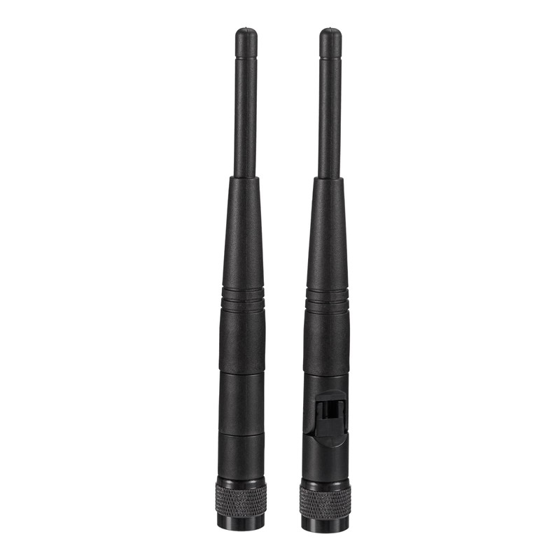 Eightwood 5dBi 2.4GHz WiFi Antenna RP-TNC Male Antennas (2-Pack) Compatible