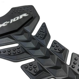 Motorcycle Grey Gas Fuel Tank Pad Protector Anti-Slip Rubber Guard Compatible With Kawasaki ZX10R ZX-10R ZX10RR