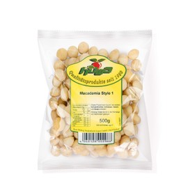 Howa Premium Macadamianüsse ungesalzen und naturbelassen – Macadamianuss ganze Nüsse – Ideal zum Kochen, Backen oder als gesunder Snack – mit zart-buttrigem Geschmack – 500 g