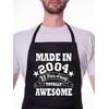 21st Birthday Made In 2004 BBQ Cooking Funny Novelty Apron