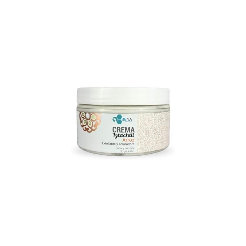 Crema Aclaradora Exfoliante Arroz Y Manteca De Karité Bena