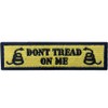 Tactical Don't Tread On Me Milltary Embroidered Applique Morale Hook