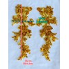 Handmade Rhinestones Bodice lace Applique handsewing Beads Sequins Trim Patches