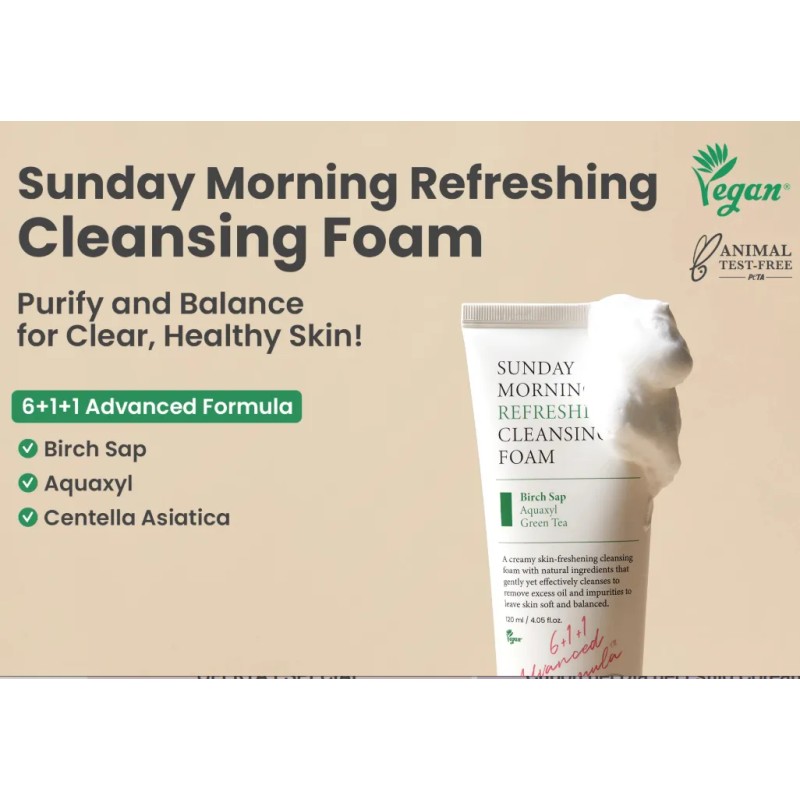 Axis-y Espuma Limpiadora Facial Sunday Morning 120ml