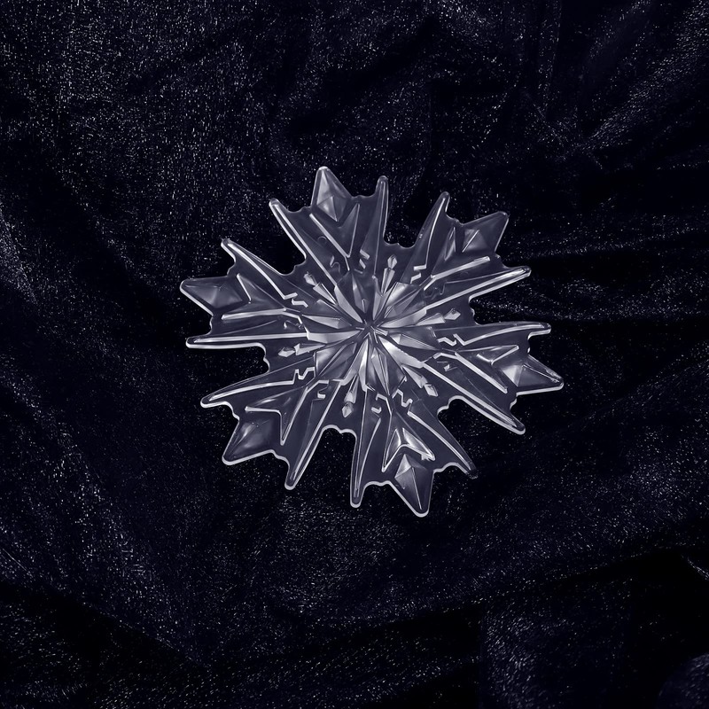 BOXOB Stomp Pad, 3D Clear Snowflake Stomp Pad Snowboard Grip
