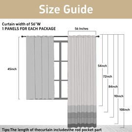 Pacok Cream Voile Curtains, 54 Drop Net Curtain for Windows, Rod Pocket Sheer Curtain Panel Voile Curtains for Living Room Kitcken Bedroom W56xL54 Inch(Cream, 142 x 137cm)