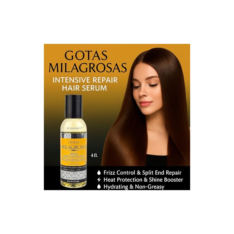 Gotas Milagrosas Intensive Repair Hair Serum 4 fl. oz -
