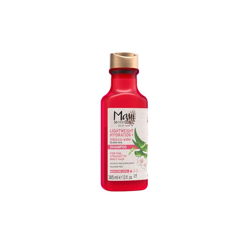Maui Moisture - Champú Lightweight Hydration + Hibiscus Water, 13