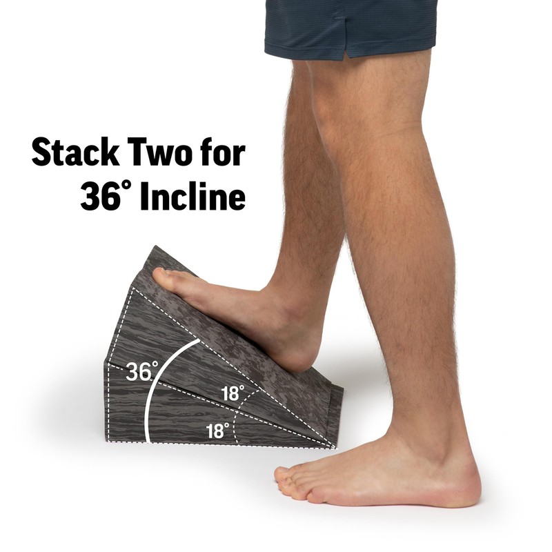 OPTP PRO-Slant – Professional Foam Incline Squat Wedge Pair and