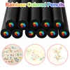 Gelanty Rainbow Coloured Pencils, 30 PCS 7 In 1 Colouring
