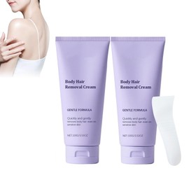 2 Pack Body Hair Removal Cream - Painless & Gentle Depilatory Cream, Unisex Body & Skincare, 7.06 Fl Oz