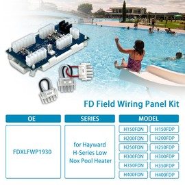 MINJIANG FDXLFWP1930 Pool Heater FD Field Wiring Panel Kit Fits for Hayward H-Series Low Nox Pool Heater