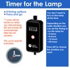 AquarMiracle U-VC Light for Aquarium with Timer, Amphibian Aquarium U-V