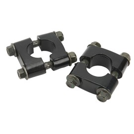 Bar Mount Clamp Risers, 6063 T6 Aluminum Handlebar Clamp Ergonomic Design Wear Resistant Stable High Strength for Quad