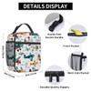 Peaom Kids Lunch Bag Cartoon Airplane Aircraft Insulated Lunch Bags