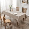BALCONY & FALCON Rectangle Tablecloth Jacquard Style Water Resistant Table