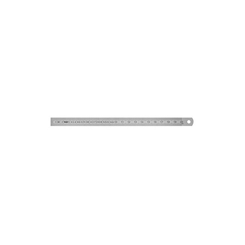 Vogel Germany Steel ruler (type A, measuring range 200 mm,