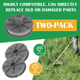 XIJIANG 4 x grass trimmer replacement spool, diameter 1.65 mm, 6.1 m, 5307-20 type replacement autofeed spool line, nylon spools for Gardena EasyCut ComfortCut PowerCut SmallCut grass trimmer