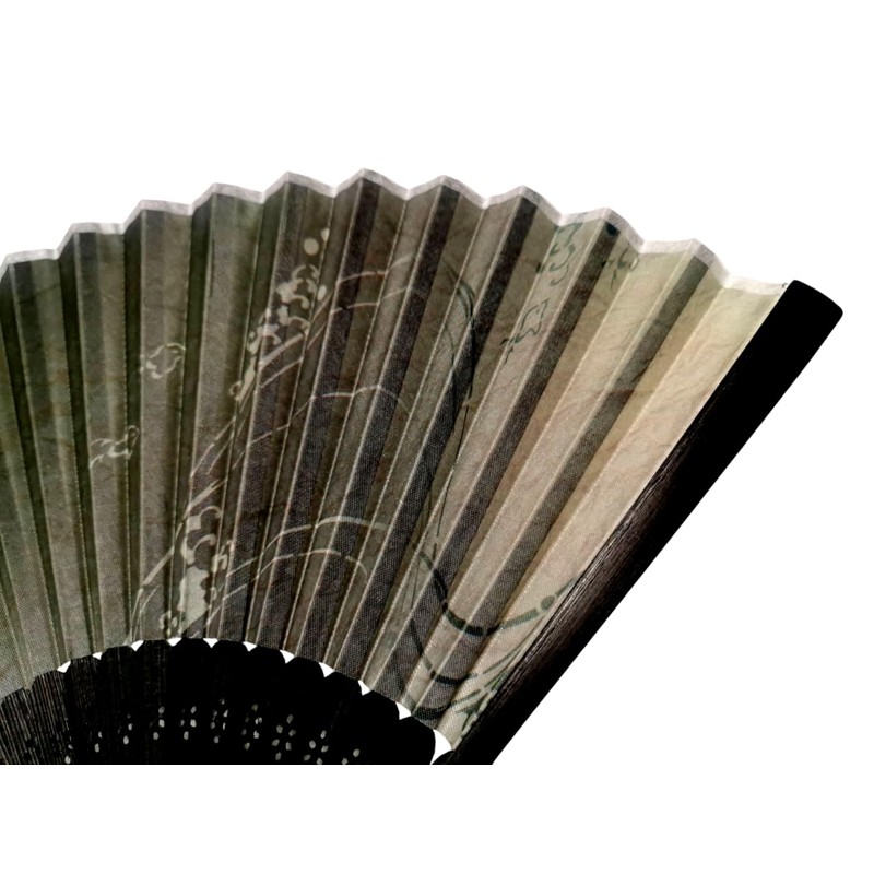 VX Gradient Men's Lightweight Hand Fan with Fan Bag (VXGBL-032)