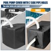 24x11x11 Inch Pool Pump Cover with 2 Side Openings, 3-Layer