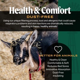 HealthiStraw HealthiStraw FarmStraw Coarse Cut, 3 cu ft - All-Natural Wheat Straw Animal Bedding for Homesteads, Hobby Farms, Small Pets - Absorbent, Fluffy, Insulative - Sustainably Sourced